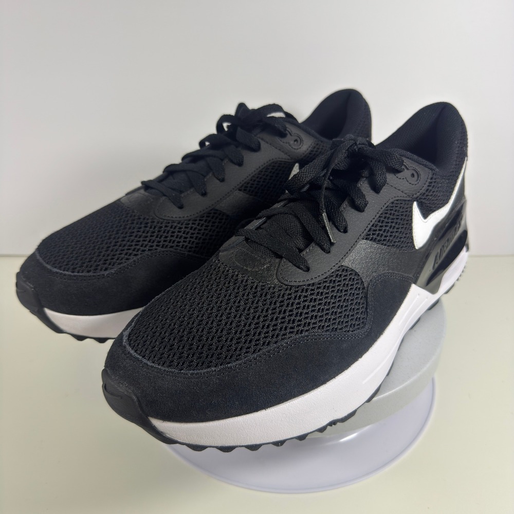 Nike Air Max SC Sneakers Cushioned Mesh Running Shoes Men Black White Size 15 - Picture 4 of 14